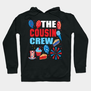 The cousin crew 4th of july ..family gift Hoodie